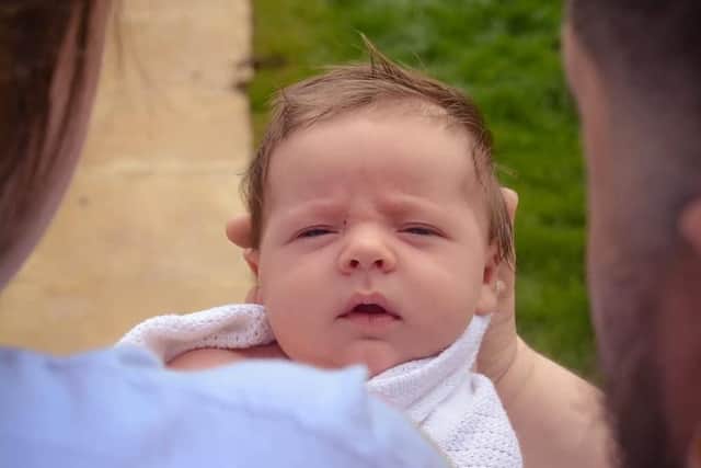 Zeik never looked like a newborn