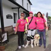 Lorraine White, Shannon Moore and Shannon's mum Paula White on the Walk of Hope