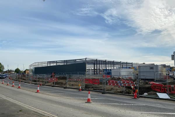 A work in progress, the new Sainsbury's mega store coming to Aylesbury