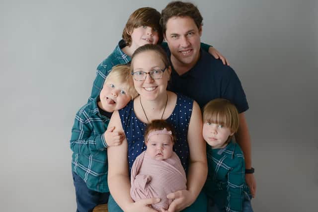 The happy Maton family. Photo: Kelly Bond Photography