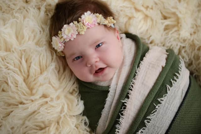 Baby Eloise weight 12lb 0.5oz. Photo: Kelly Bond Photography