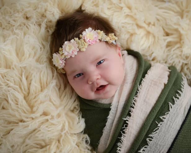 Baby Eloise weight 12lb 0.5oz. Photo: Kelly Bond Photography