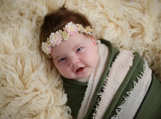 Baby Eloise weight 12lb 0.5oz. Photo: Kelly Bond Photography