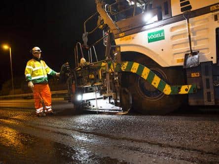 £18m has been invested into improving roads in the region