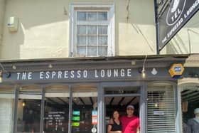 Aron and Clare Sharma at The Espresso Lounge