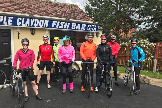 Members of Steeple Claydon Cycling Club