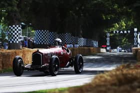 GLORIOUS GOODWOOD: James Wood will be in action at the Goodwood Festival of Speed driving an Alfa Romeo P3 (Photo James Beckett/Ebrey)