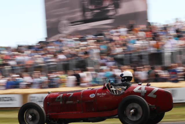 GLORIOUS GOODWOOD: James Wood will be in action at the Goodwood Festival of Speed driving an Alfa Romeo P3 (Photo James Beckett/Ebrey)