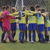 Team talk for the Under 15s Dynamos