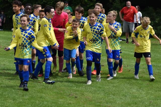 Under 12s Dynamos all smiles after winning on penalties