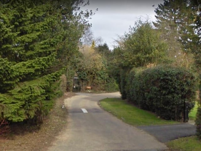 The scene of the incident - Wood Lane, South Heath, Great Missenden