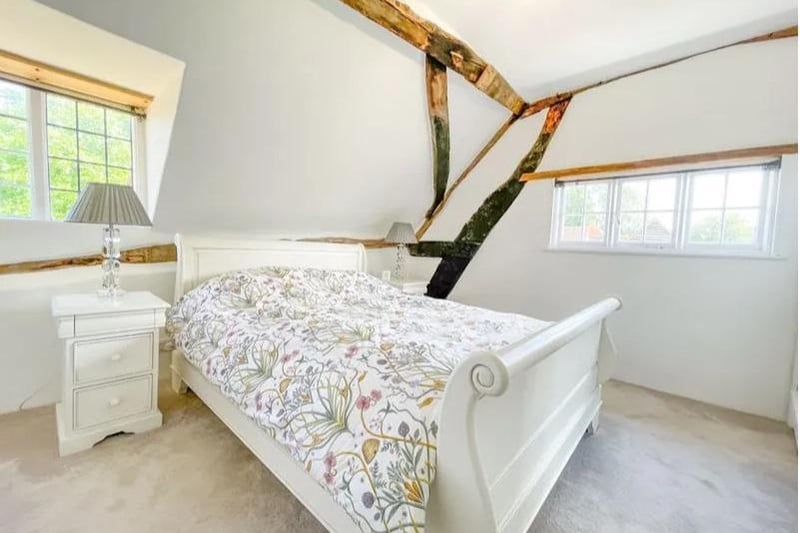 A double-aspect bedroom