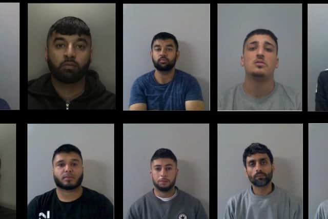 Some of the men jailed in this investigation