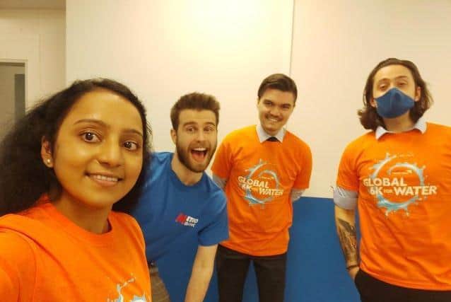 Metro Bank fundraisers from Bucks