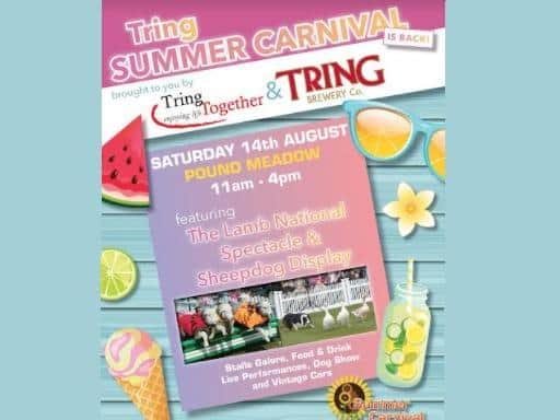 Tring Summer Carnival poster