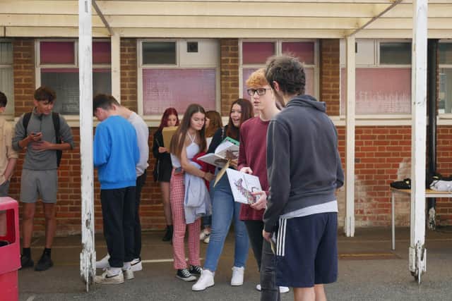 Students celebrate 'excellent' GCSE results (C) Tring School