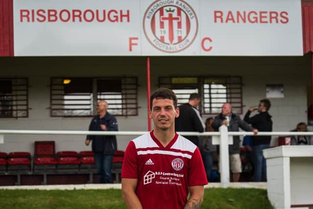 Sean Coles was Risborough Rangers' scorer in their FA Cup win and opening league game  (Charlie Carter Photography)