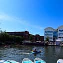 Paddleboards by Aylesbury Canal Basin