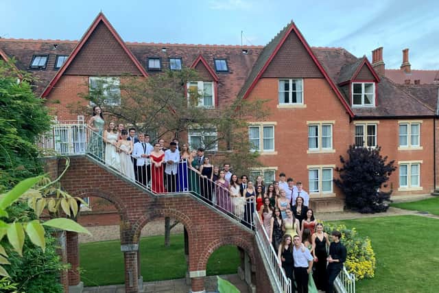 Year 11 students at their prom in July (C) Tring Park School for Performing Arts