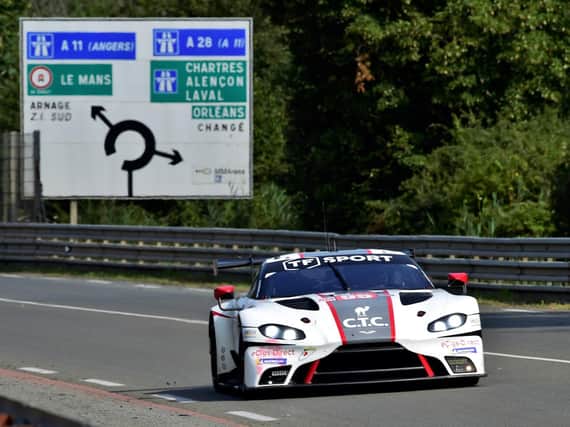 ALL ROADS LEAD TO LE MANS: Ross Gunn was on-track at the Circuit de la Sarthe during Sunday's Le Mans Test Day (Photo courtesy of Andrew Hartley)