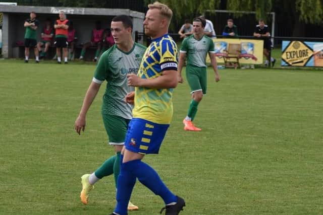 Aylesbury Vale Dynamos' Captain Terry Griffiths in Saturday's game