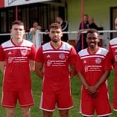 Risborough Rangers goalscorers in their 7-0 win over Broadfield United Marcus Wylie, Asher Yearwood who hit a hat-trick, Sam Pekun who added a brace and Josh Urquhart