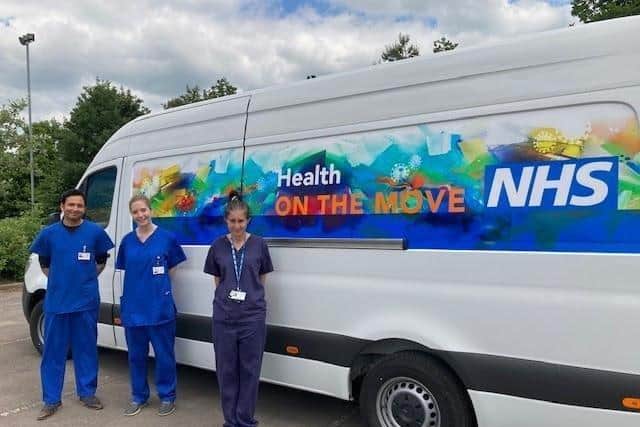 The health on the move vaccination van