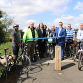 Councillor Steve Broadbent opens the Haydon Hill extension