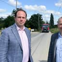 Buckingham MP Greg Smith and Rail Minister Chris Heaton-Harris