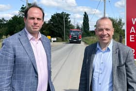 Buckingham MP Greg Smith and Rail Minister Chris Heaton-Harris