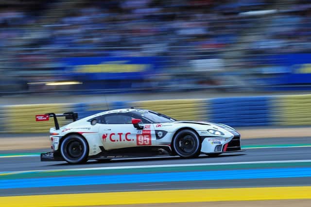 Endurance racer Ross Gunn in action in the 24 Hours of Le Mans. (Photo Andrew           Hartley)