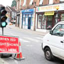 temporary traffic lights will be in use in Aylesbury next week