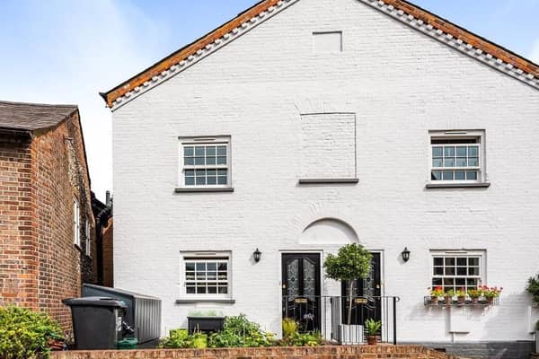 The semi-detached home offers a unique blend of character and contemporary charm