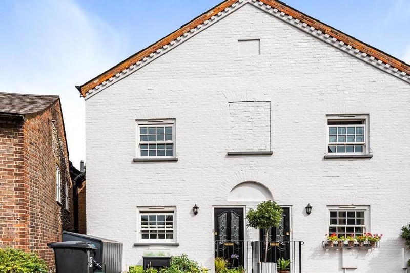 The semi-detached home offers a unique blend of character and contemporary charm