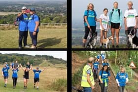 Hundreds of walkers hiked the Chiltern Hills to raise money for Rennie Grove