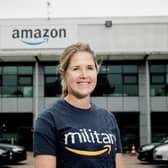 Helen is encouraging fellow veterans to attend Amazon Military Programme events