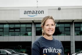 Helen is encouraging fellow veterans to attend Amazon Military Programme events