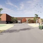 An artist's impression of the new Kingsbrook School which is due to open in September 2022