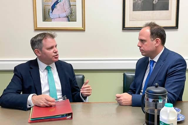 Buckingham MP Greg Smith meeting with Department of Health and Social Care Minister Ed Argar