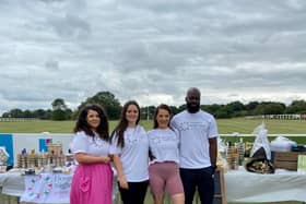 Abigail and co before the event kicked off