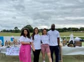 Abigail and co before the event kicked off