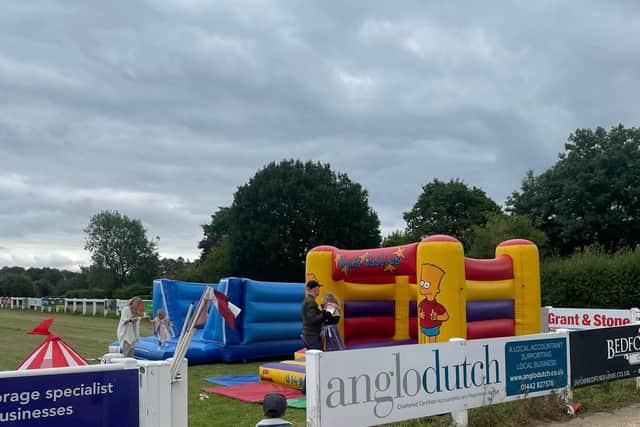 They event organised a bouncy castle