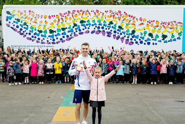 Rebecca with Max Whitlock
