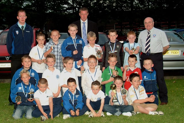 UNDER 9...Under 9 team at the East End FC Prize Night on Tuesday.CR24-106KM