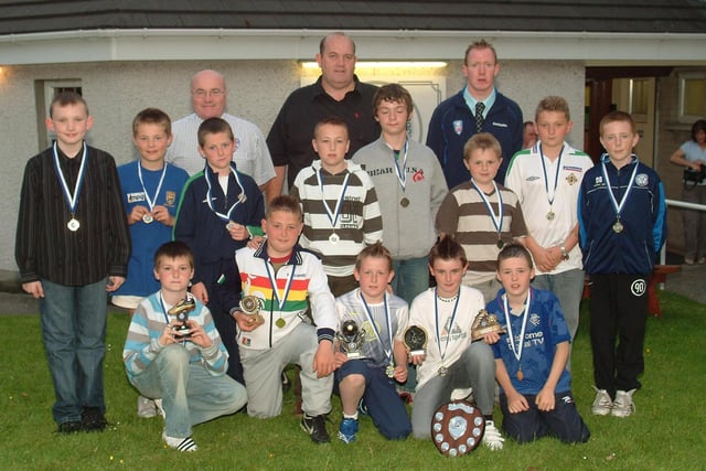 UNDER 12...Under 12 team at the East End FC Prize Night on Tuesday.CR24-107KM