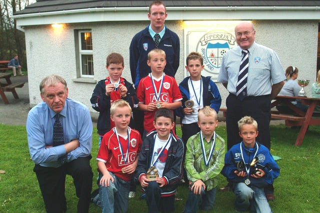 UNDER 10...Under 10 team at the East End FC Prize Night on Tuesday.CR24-104KM