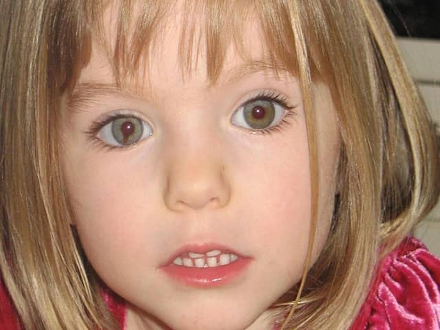 Madeleine McCann went missing from the Portuguese resort of Praia Da Luz in May 2007