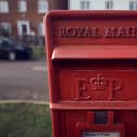 A general view of a Royal Mail postbox