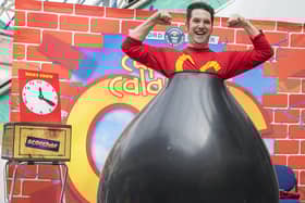 Captain Calamity will attempt to enter a giant balloon, photo from Jonathan Hipkiss