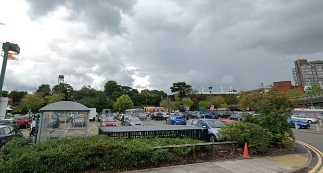 A man was arrested in the car park